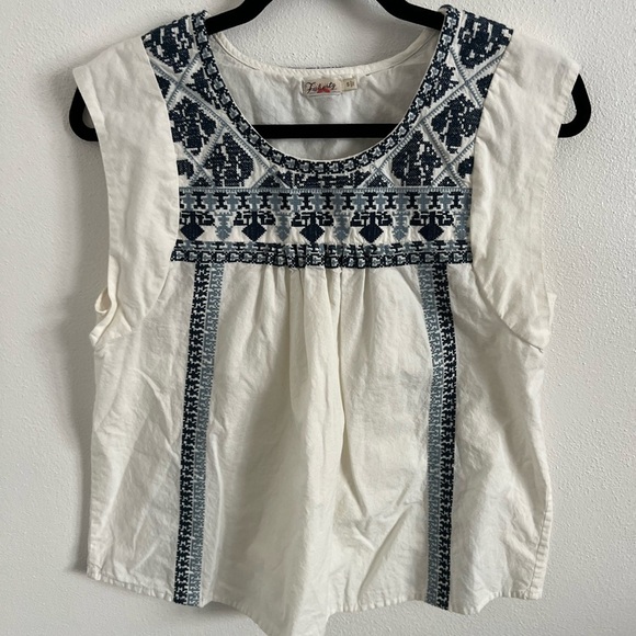 Faherty Molina Blouse, size small - Picture 2 of 4